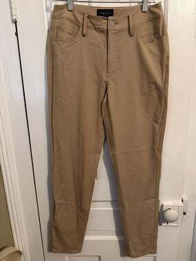 Unbound Merino Women's 5-Pocket Merino Wool Travel Pants 26x28 Khaki